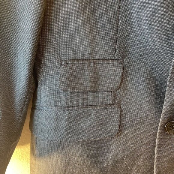 Marc Ecko 2 Button Suit Jacket Blazer Sport Coat Lined Men's Gray - Picture 5 of 16